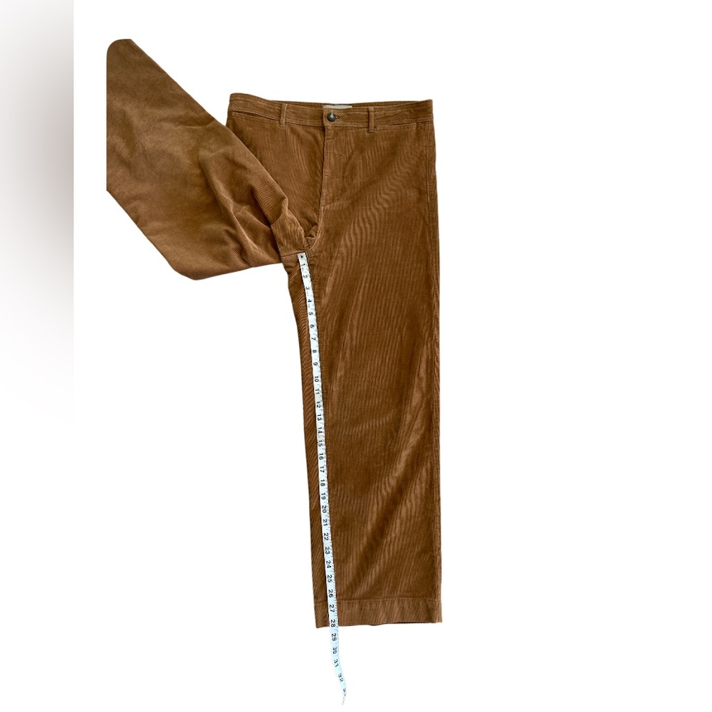 Everlane Women’s The Corduroy Wide Leg Brown Pants Size 12 - Picture 12 of 14
